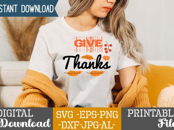 Give thanks svg design