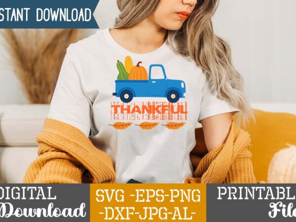 Thankful t-shirt design