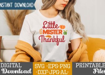 Little Mister Thankful SVG Design