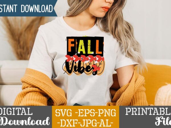 Fall vibes sublimation design