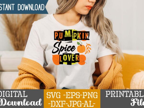 Pumpkin spice lover sublimation design