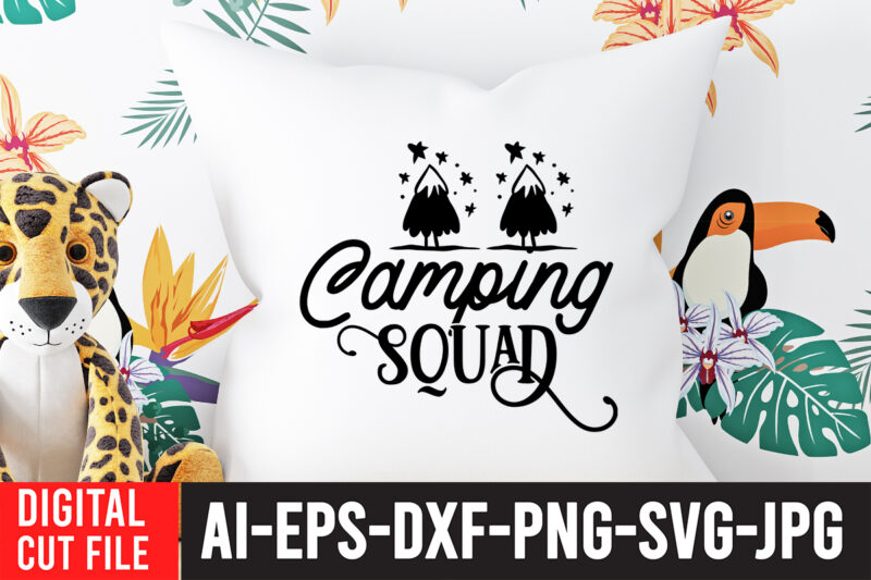 Camping Squad SVG Cut File , Camping SVG Bundle, 42 Camping Svg, Camper Svg, Camp Life Svg, Camping Sign Svg, Summer Svg, Adventure Svg, Campfire Svg, Camping cut files,Camping SVG