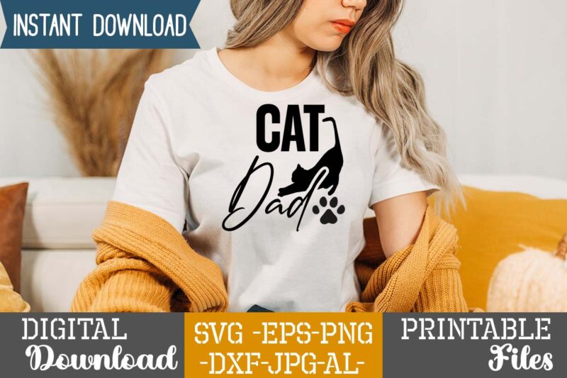 Cat Dad,Cat Mama SVG Bundle, Funny Cat Svg, Cat SVG, Kitten SVG, Cat lady svg, crazy cat lady svg, cat lover svg, cats Svg, Dxf, Png,Funny Cat SVG Bundle, Cat