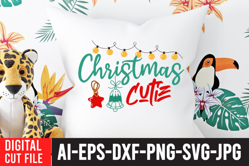 Christmas Cutie T-Shirt Design ,Christmas Cutie SVG Cut File , Christmas svg bundle, grinch svg, grinch face svg, grinch mask, grinch baby, dxf, png, santa, shirt, Cricut, cut file, hand