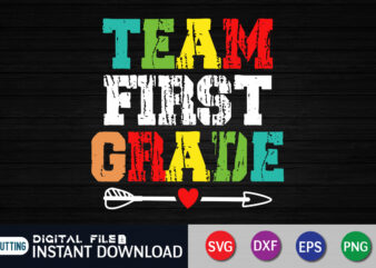 Team First Grade Svg Shirt, Team First Grade Svg, 1st Grade Squad Svg, First day of School Svg, Back To School Svg, Teacher Leopard Svg, Teacher Shirt Svg Files