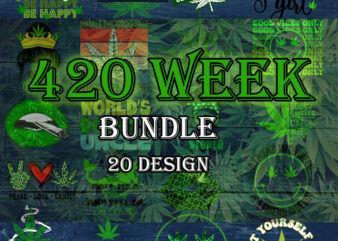 Weed Leaf SVG Bundle, Marijuana SVG, 420 weed SVG, Cannabis svg for cricut, cannabis leaf, png, cut file