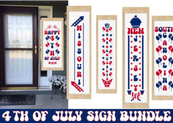 4th of July sign Bundle