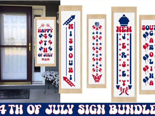 4th of july sign bundle