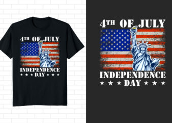 Best selling 4th of July Independence Day T-shirt Design