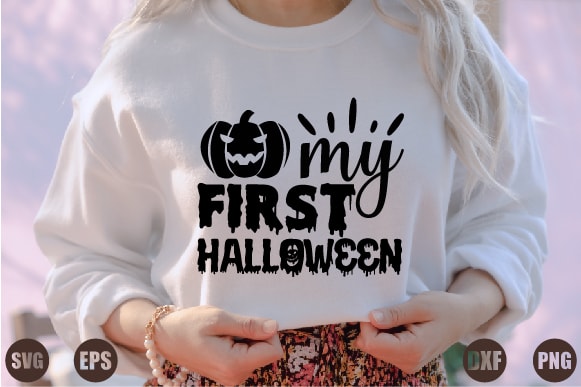 My first halloween t shirt designs for sale