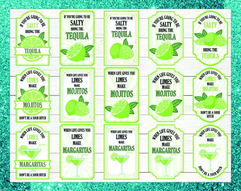 Bundle When Life Gives You Lemons Vodka Lemonade svg png,, When Life Gives You Limes Mojitos Margaritas svg Bring The Tequila svg png