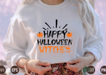 happy halloween witches graphic t shirt