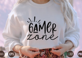gamer zone t shirt design template