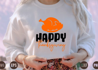happy thanksgiving graphic t shirt