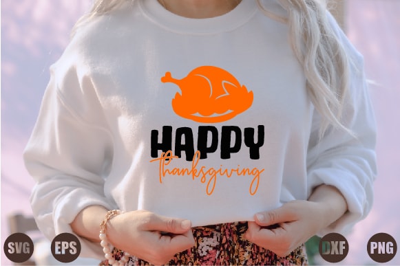 Happy thanksgiving graphic t shirt
