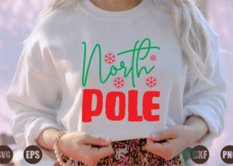 North pole T shirt vector artwork