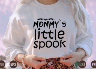 mommy`s little spook t shirt designs for sale