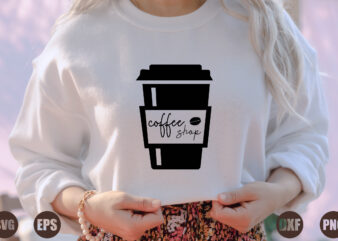 coffee shop t shirt vector file