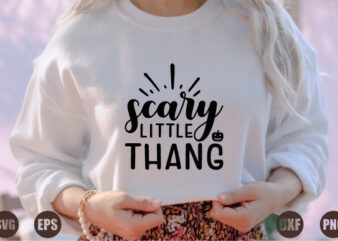 scary little thang t shirt template vector