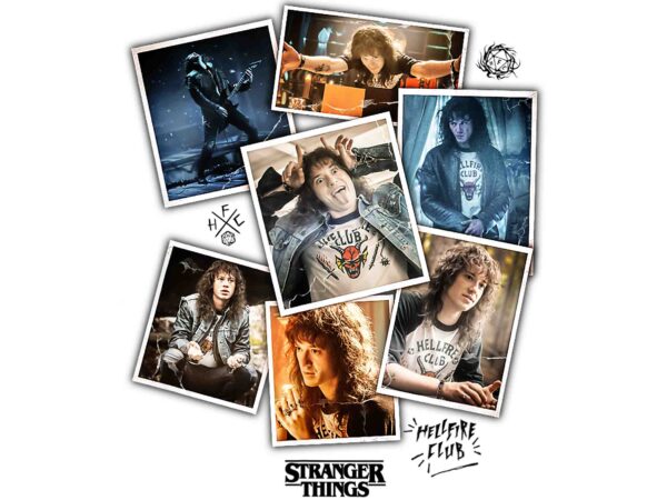 Stranger things 4 eddie munson scrapbook photos png, stranger things png, eddie munson png, eddie munson design tshirt,