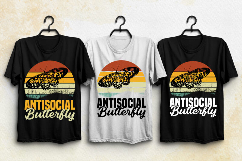 Sunset Retro T-Shirt Design Bundle