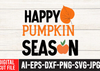 Happy Pumpkin Season T-Shirt Design