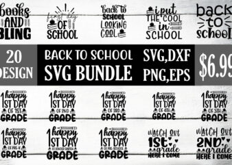 Back To School svg bundle