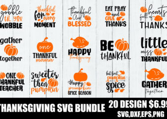 Thanksgiving Svg bundle t shirt designs for sale