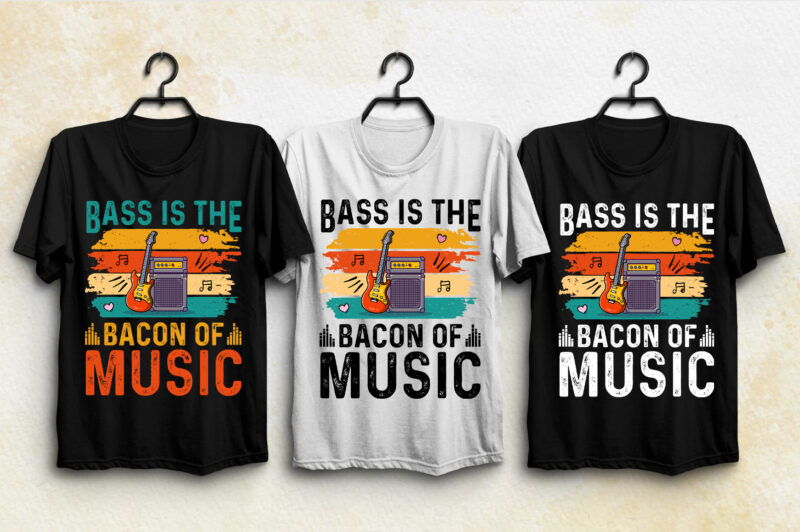 Music T-Shirt Design Bundle