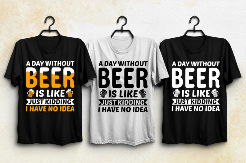 Beer T-Shirt Design Bundle