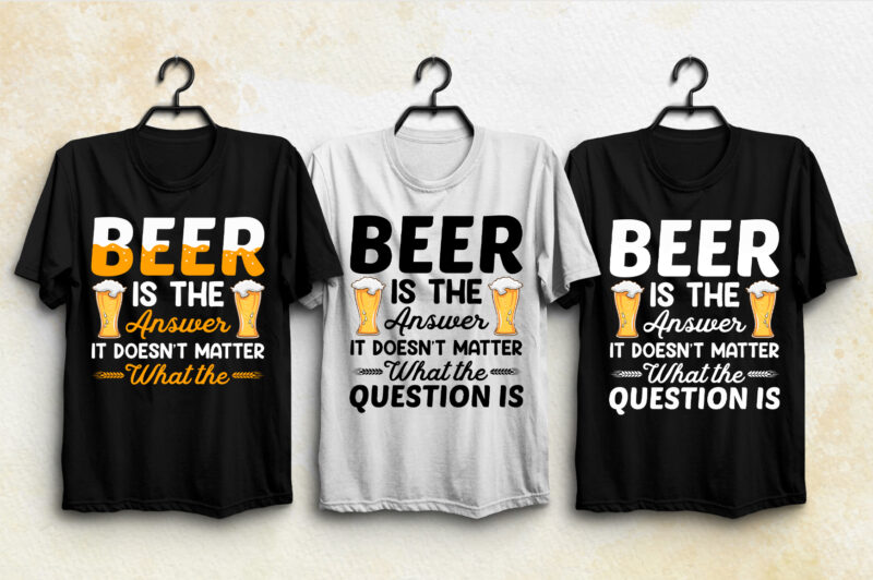 Beer T-Shirt Design Bundle