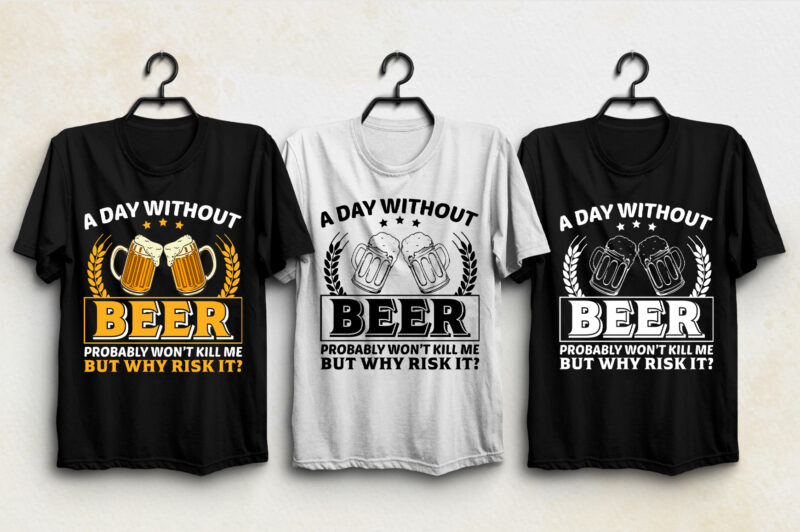 Beer T-Shirt Design Bundle