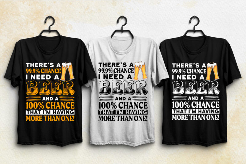 Beer T-Shirt Design Bundle