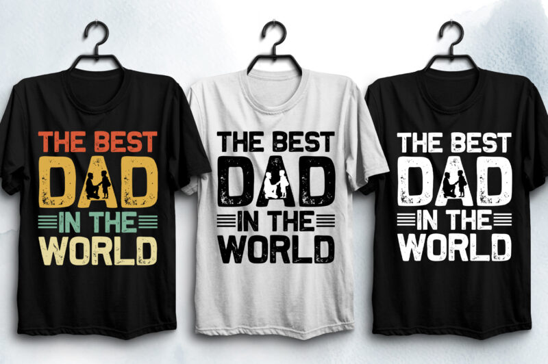 Dad Father Papa T-Shirt Design Bundle