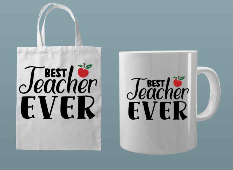 Teacher SVG T shirt Design Bundle