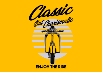 CHARISMATIC SCOOTER t shirt vector file