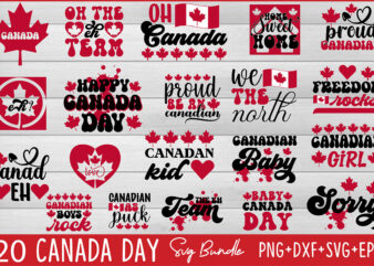 Canada Day SVG Bundle