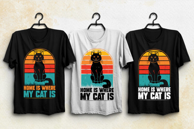 Cat T-Shirt Design Bundle