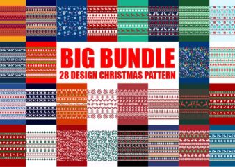 Modern Christmas Doodle Pattern t shirt designs for sale
