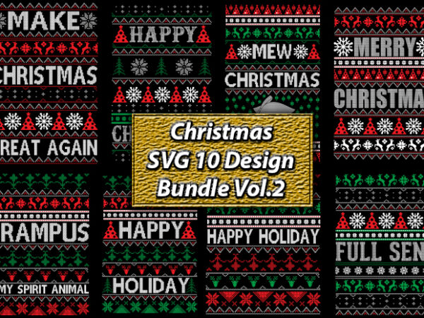 Christmas svg 10 design bundle vol.2, christmas svg bundle ,christmas, merry christmas svg , christmas ornaments svg , cricut,cut file for cricut,layered by color, vector, instant download,winter svg bundle, christmas