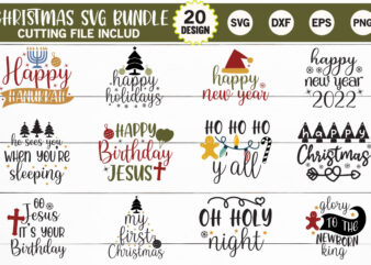 Christmas SVG Bundle t shirt vector file