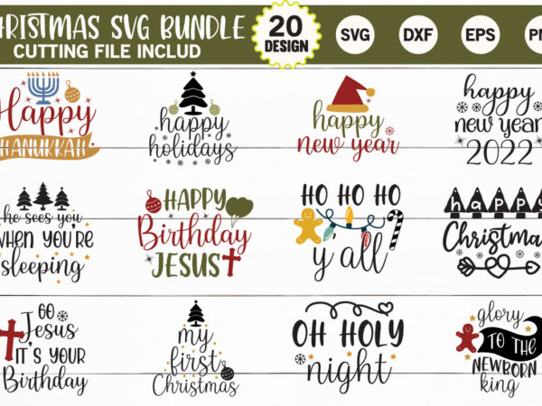 Christmas SVG Bundle t shirt vector file