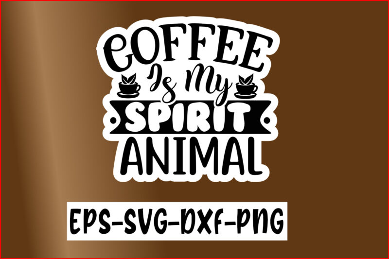 Coffee Sticker Design Bundle