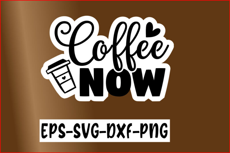 Coffee Sticker Design Bundle