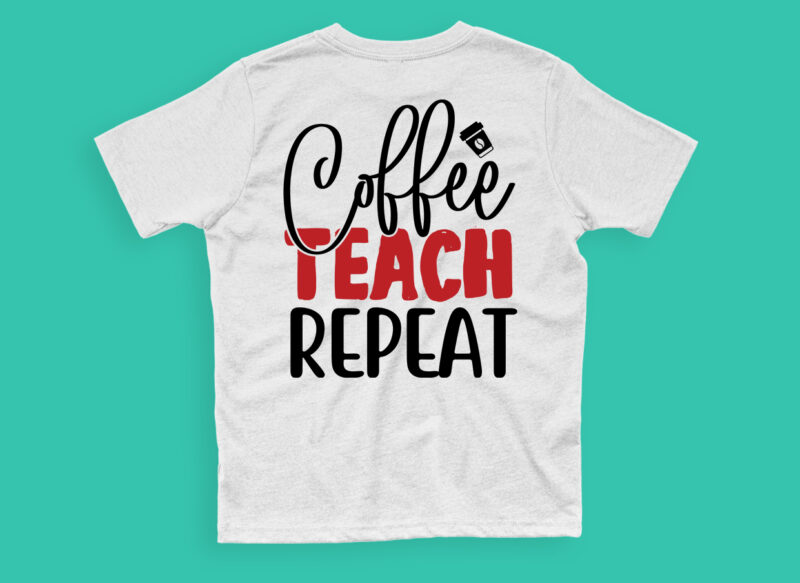 Teacher SVG T shirt Design Bundle