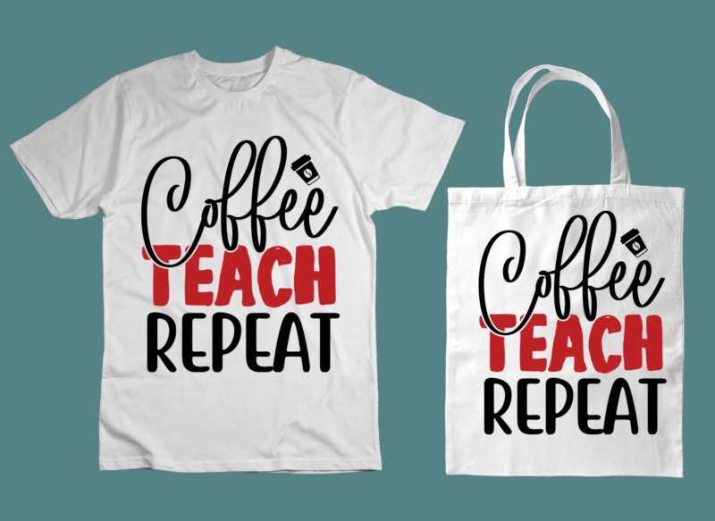 Teacher SVG T shirt Design Bundle