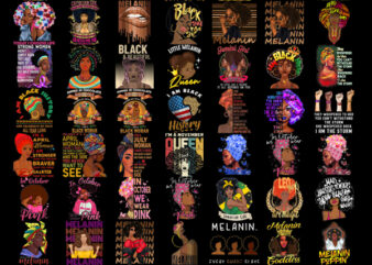 Bundle 170 Black queen PNG ,Black Queen Png, black girl art, Afro women Png, Black Women Strong, Black Girl Png, African Woman , digital PNG t shirt template