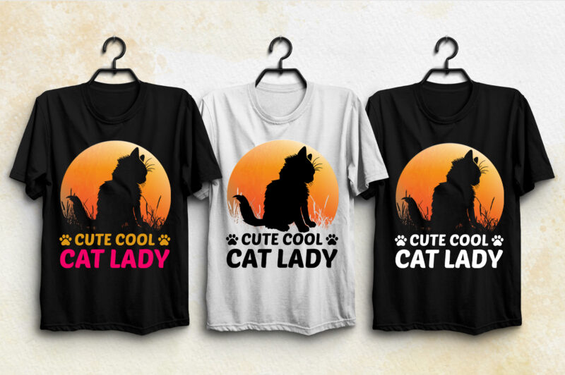 Cat T-Shirt Design Bundle