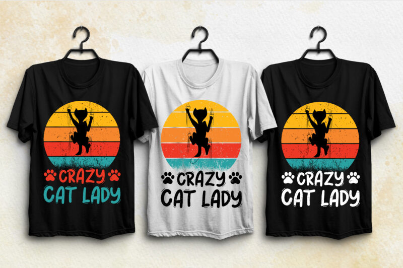 Cat T-Shirt Design Bundle