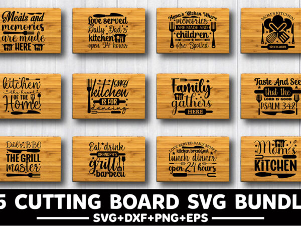 Cutting board svg bundle t shirt vector file